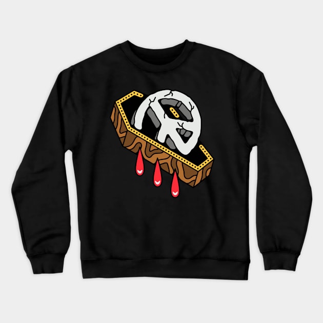 Peace in coffin Crewneck Sweatshirt by Bojes Art